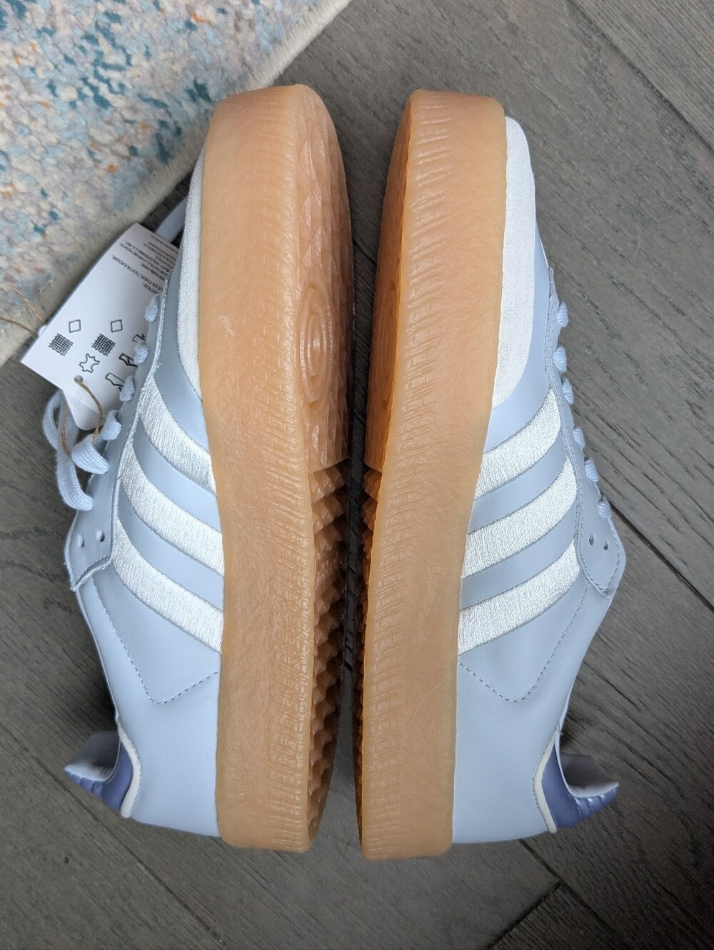 NIB! Adidas Samba 'Halo Blue' Women's Sneakers, 7.5 - Picture 4 of 6